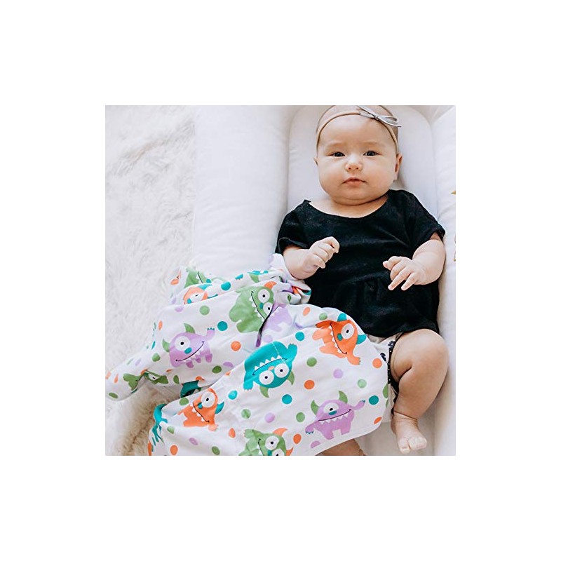 Yikes Twins, Monster Swaddle Blanket