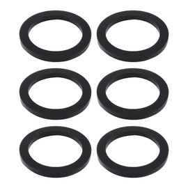 ECSiNG 6 pieces tape recorders, drive wheels, rubber rings, 38.5 x 29 x 3 mm, compatible with Grundig TK 222 TK 244 TK 246 TK 248
