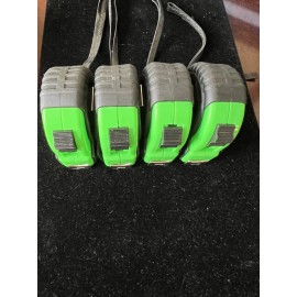 Does Not Apply 4 Piece Tape Measure Retractable and Easy Read with Fractions 12 Ft Green
