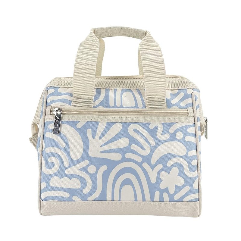 Sachi 'Style 34' Insulated Lunch Bag - Blue Squiggles