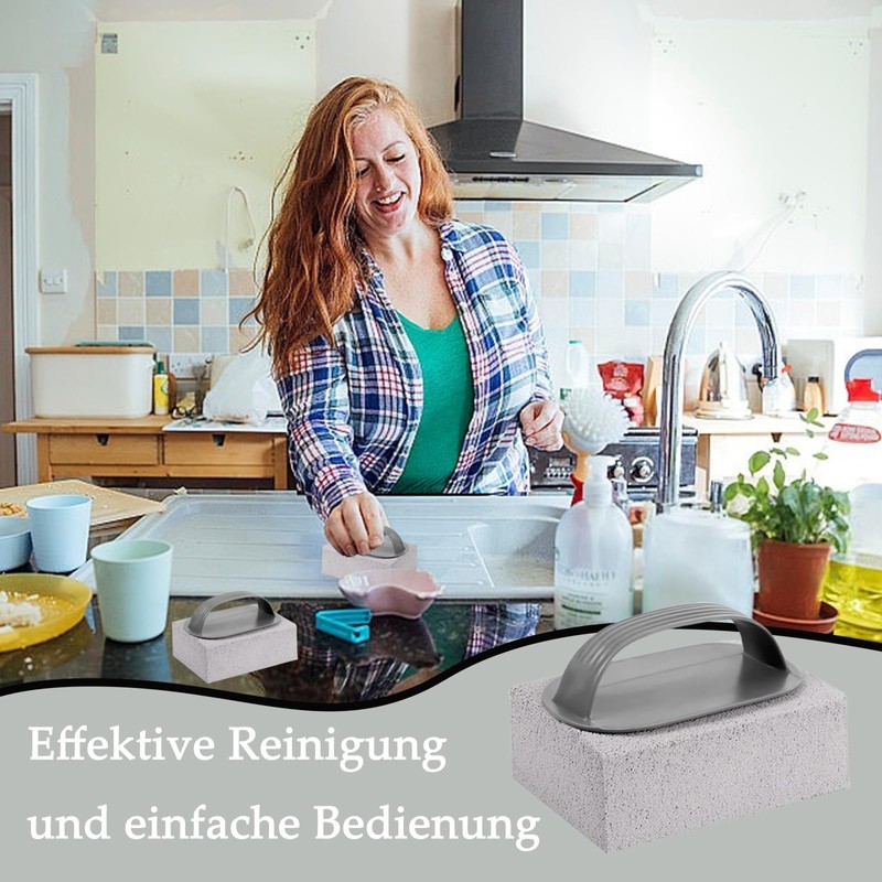 4 Stück Bimsstein Reinigungsstein, Urinsteinentferner Urinsteinentferner, Grill Reinigung Pumice Stone,