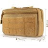 FRTKK Tactical Molle Admin Pouch Utility Laser Cut EDC Tool