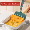 Silicone Spatula Turner, Heat Resistant Pancake Spatulas for Nonstick Cookware