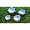 Lulu Decor, Size 16 Silver Stainless Steel Gazing Mirror Ball,