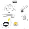 11 Pcs egg peeler tools for hard boiled eggs and
