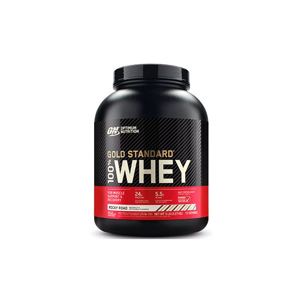 Optimum Nutrition Gold Standard 100% Whey (Rocky Road) - 5lbs