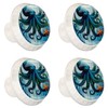 NEWzone 4 Pack Drawer Knobs Ocean Octopus Starfish Cabinet Knobs