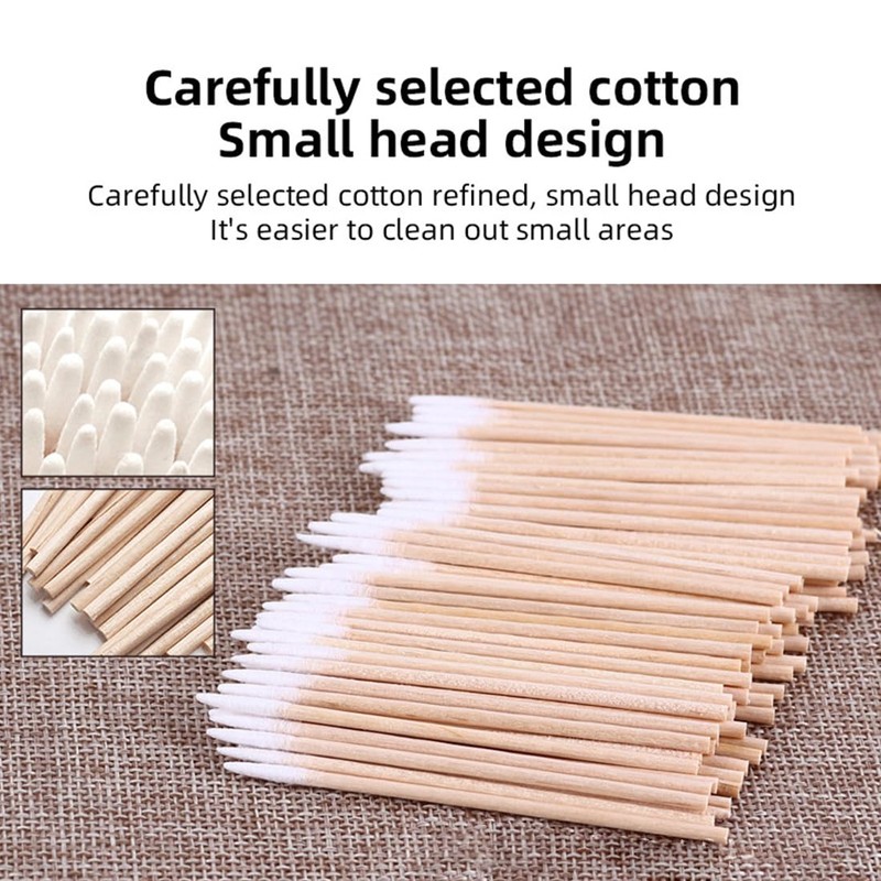 QEQSHQO Pack of 600 Microbrush Cleaning Sticks Cotton Buds for