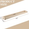 Wenqik 4 Pcs Wall Mounted Shoe Rack 30 Inch Rustic