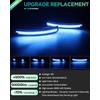 PWOBVZ Dynamic Blue LED Side Marker Light for Dodge Charger