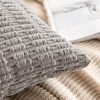 MIULEE Pack of 2 Corduroy Decorative Euro Sham Throw Pillow