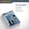 POWERTEC Dowel Jig Kit, Doweling Jig Kit 1/4", Dowel Jigs