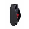 Devices Cord Switch in Black, Robust Housing with Interchangeable Rocker