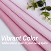 1 Piece Ombre Chiffon Sheer Window Scarf Valance Curtains 18ft
