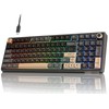 RK ROYAL KLUDGE R98 Pro Wired Mechanical Keyboard, 96% Creamy