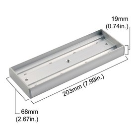 Visionis VIS-AH1200 Armature Plate Housing for 1200lbs Magnetic Door Lock