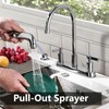 GBBNE Kitchen Faucet with Sprayer 2 Handle Kitchen Sink Faucets