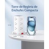 SMALLRT Torre Regleta Multicontacto con Protector de Sobretensión, 2.98M Extension