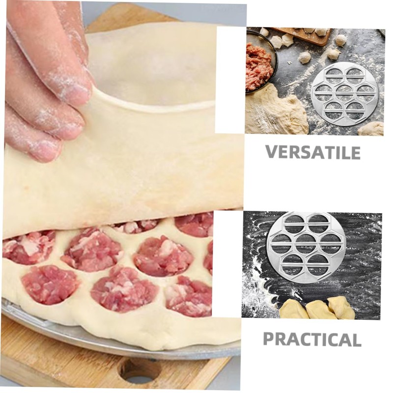 Mobestech 2Pcs Aluminum Dumpling Mold Versatile Ravioli Maker for Wontons