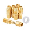 SUNGATOR 6 Pack 1/4'' Brab Air Hose Repair Fittings, 1/4