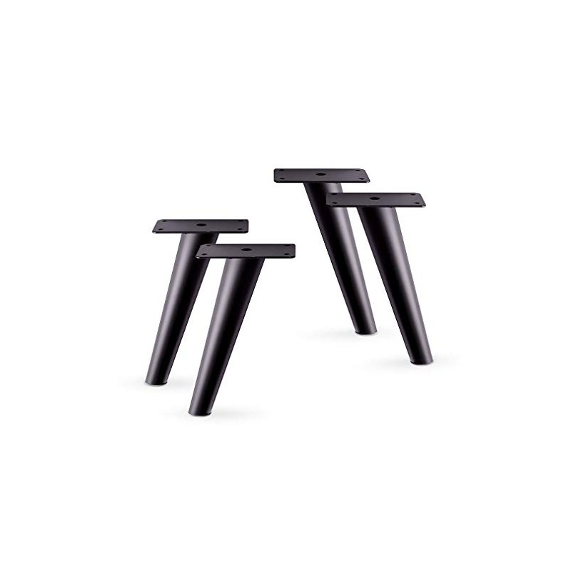 AKB Hardware 6-3/4"H Slant Furniture Metal Legs - Set of