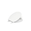 KOHLER 20111-0 Brevia, Slow Close Toilet Seat, Round Toilet Seat,