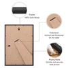Veelot A4 Photo Frame, Black Solid Wood Photo Frame, Set