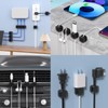 Cable Holder Cable Clips Cable Wall Clamp (Black)