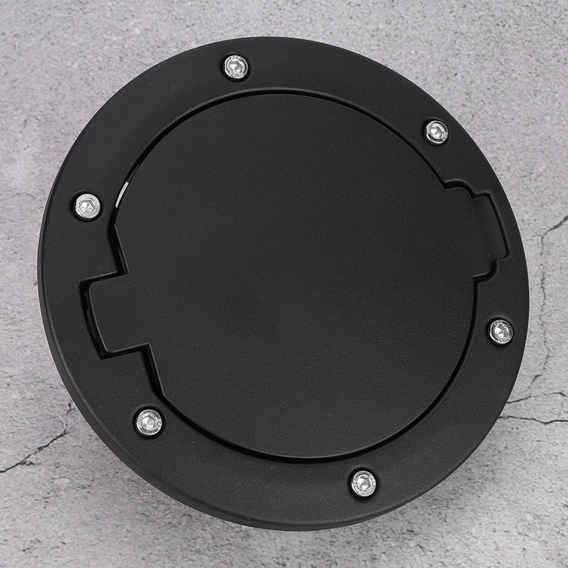 Black Fuel Tank Filler Cap Cover Fits for Jeep Wrangler