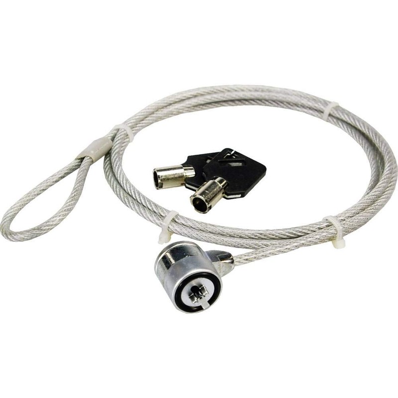 Renkforce RF-4777544 Laptop Lock with 2 Keys 1500 mm