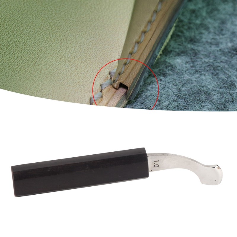 Leather Edge Creaser Curved Design Small Portable Leather Edge Creasing