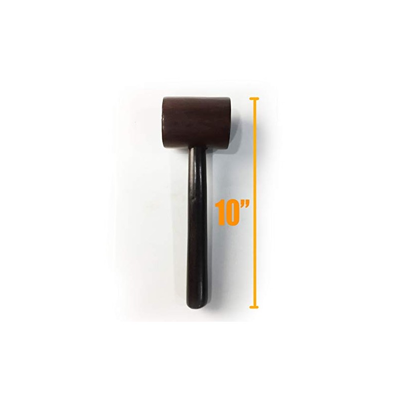 Pack 4 Hammer, Center-Punch, Chisel, Dumbbell Tok Sen Wedge Massager