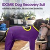 IDOMIK Dog Recovery Suit After Surgery,Long Sleeve Dog Surgical Onesie