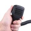 COMMIXC Shoulder Mic, Waterproof IP55 Handheld Speaker Mic with External