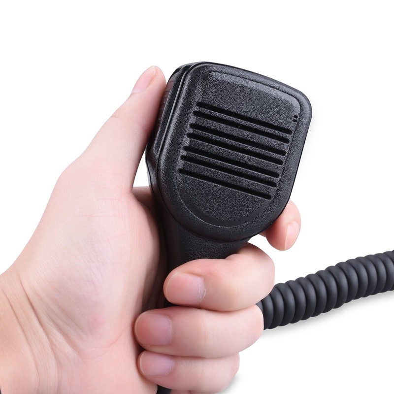 COMMIXC Shoulder Mic, Waterproof IP55 Handheld Speaker Mic with External