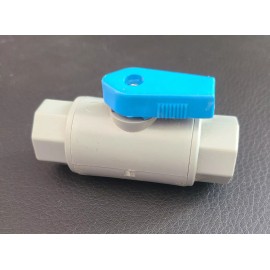 SMC 2-Way Straight 638 PVC Ball Valve 1/4"FNPT x 1/4"FNPT    22134