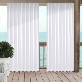 Bedding Craft White Curtain, Curtains 108 inch, White Cotton Curtains, White Curtains, Curtain, Christmas, Tab Top Curtains, White Drapes, Dining Room Curtains 50x108 Set of 2