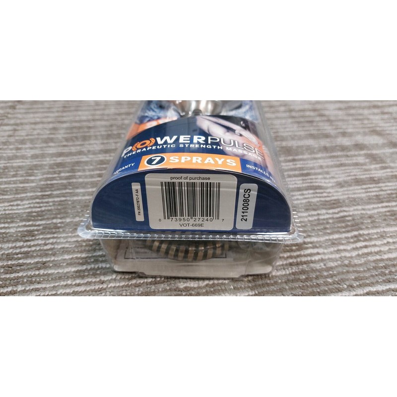 Waterpik PowerPulse Therapeutic Strength Massage Shower Head 7 Sprays -