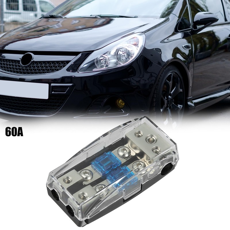 X AUTOHAUX AFS Fuse Holder Distribution Block 2 Way with