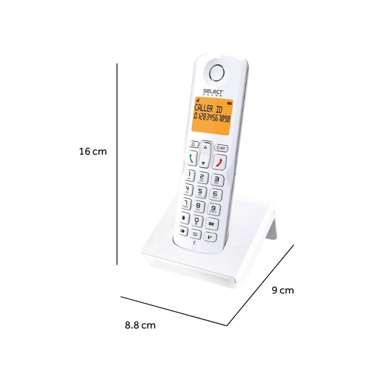 Select Sound Teléfono inalámbrico con Identificador de Llamadas