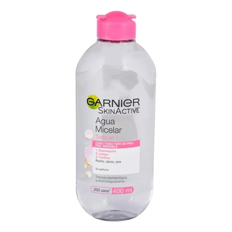 Agua Micelar Garnier Skinactive 400 Ml Todo En 1