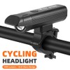 Aluminum Alloy Bright Bicycle Light Multifunctional USB Rechargeable Bike Front