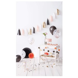 folia 45401 Party Decoration Adults, 15 Pieces, Set with Streamers, Garlands, Balloons and Many Other Decorations, Beautiful Equipment for Birthdays, Festivals and Many Other Occasions