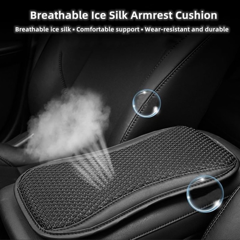 RAKSONIC Upgrade Car Console Armrest Pad,Car Armrest Cushion,Premium Material Car