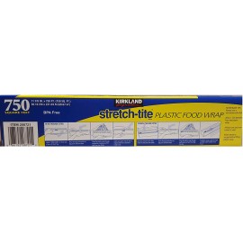 Kirkland's KS Stretch-Tite Plastic Wrap - 11 7/8 x 750 Square Feet - 2 Pack