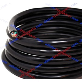 [ALL STAR TRUCK PARTS] Heavy Duty 14 Gauge 7 Way Conductor Wire RV Trailer Cable Cord Insulated Stranded Pure Copper 100% Copper Conductor, Color Coded PC P2 DOT FMVSS 108/SAE Approved (20 FT ROLL)
