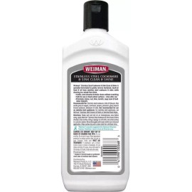 weiman (2) Weiman Stainless Steel Sink Cleaner and Polish - Non-abrasive 8 Oz TWO PACK