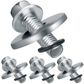 3/4 Inch Go Kart Clutch Bolt Kit Engine Clutch and Lock Washer, Minibike and Kart Engine, 10/12 Teeth Clutch Bolt