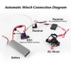 DashRC 1/10 RC Metal Automatic Winch with Wireless Controller &