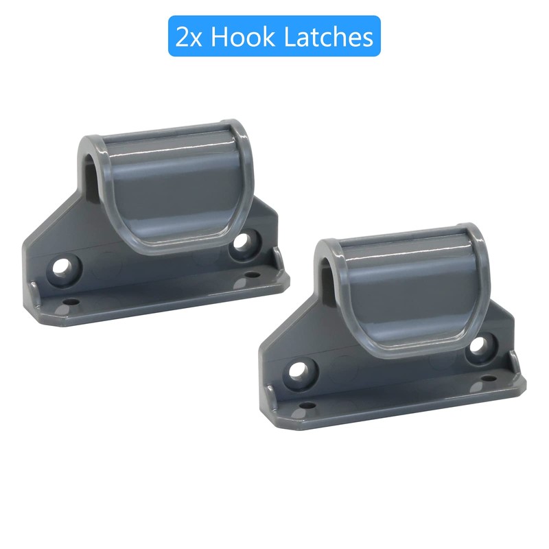 WOMHOM Retractable Baby & Dog Gate Accessories (Grey) - Full